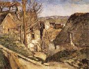 Paul Cezanne La Maison du pendu a Auvers-sur-Oise Germany oil painting artist